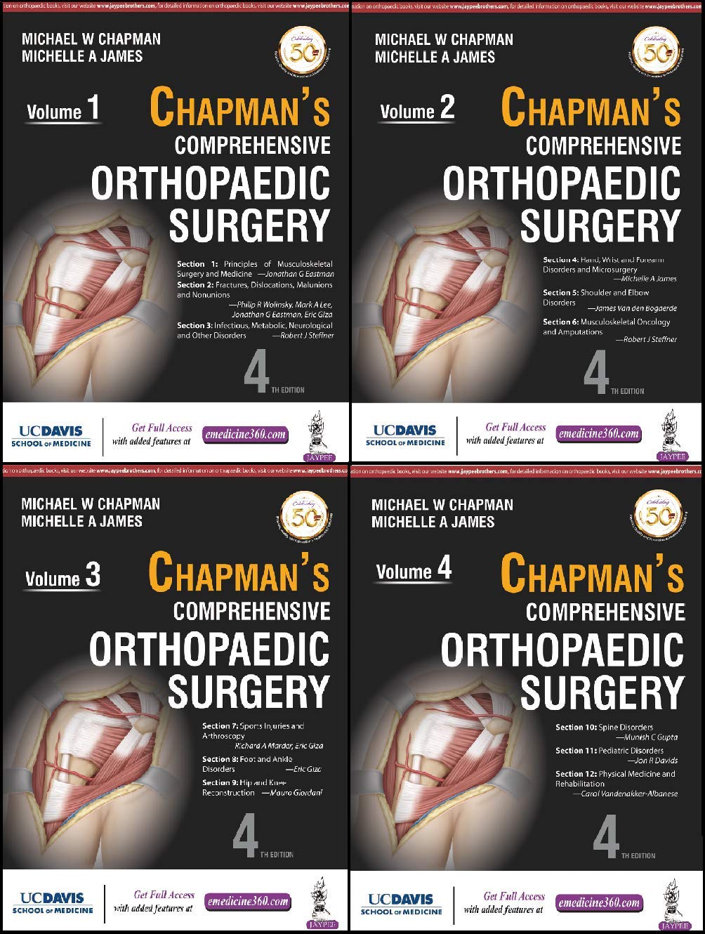 Chapman's Comprehensive Orthopaedic Surgery (5 Vols.) - Retail Maharaj