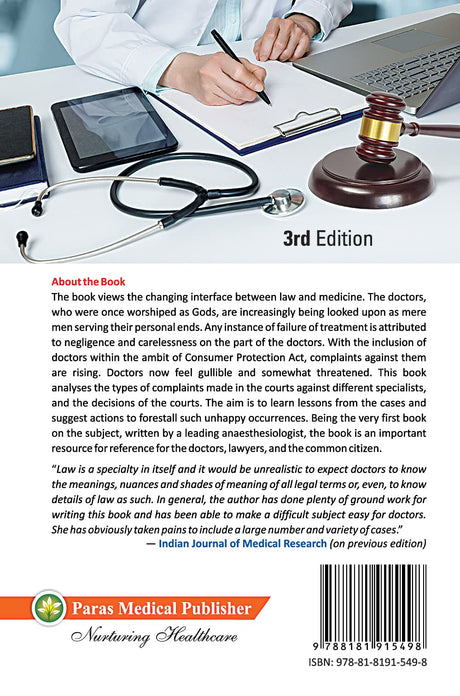 Law and the Doctor [paperback] Dr Sunila Sharma [Mar 24, 2023]… - Retail Maharaj