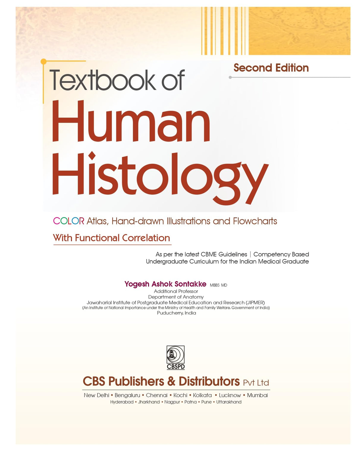 Textbook of Human Histology, Free Companion Workbook Included 2/ed [Paperback] Yogesh Sontakke - Retail Maharaj