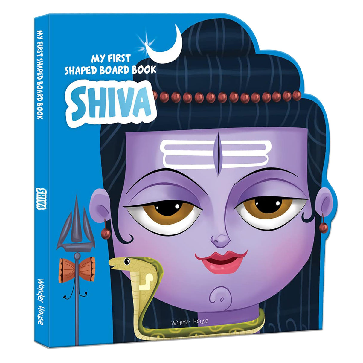 My First Shaped Board Book: Illustrated Lord Shiva Hindu Mythology Picture Book for Kids Age 2+ (Indian Gods and Goddesses) - Retail Maharaj
