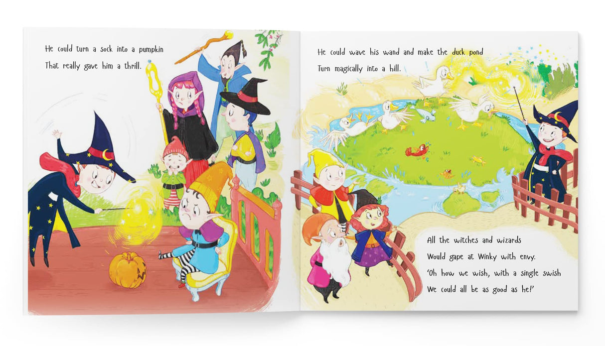 Winky The Careless Little Wizard: A Fun Story About Being Responsible [The Always Happy Series] - Age Group: 5+ |Beautifully Illustrated Picture Book About Important Life Lessons for Kids | Children’s Wizard Book to Teach Responsibility and Good Decision- - Retail Maharaj
