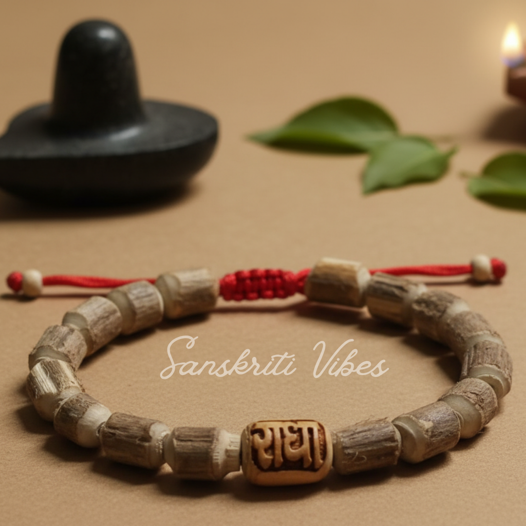 Traditional Shyama Tulsi Bracelet - Adjustable Thread Bracelet for Shri Radha Devotees - Retail Maharaj
