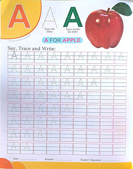 English Writing Book (Capital Letters) - Retail Maharaj