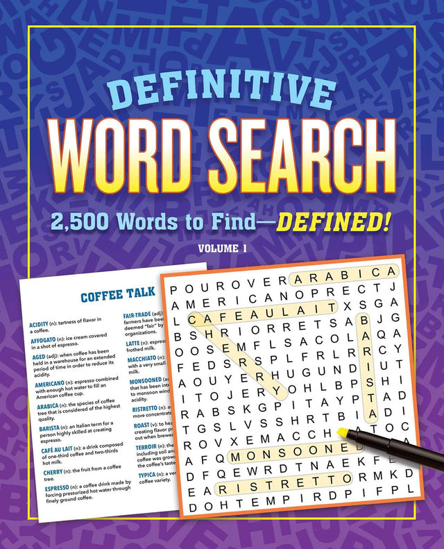 Definitive Word Search Volume 1: 2,500 Words to Find--Defined - Retail Maharaj