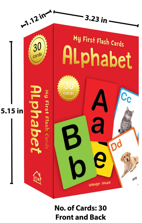 My First Flash Cards Alphabet : 30 Early Learning Flash Cards For Kids - Retail Maharaj