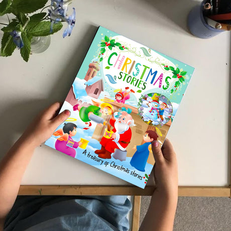 A Treasury of Christmas Stories Book for Kids and Children: Inspiring, Jesus Bedtime Story, Santa Claus, Bible Stories with Colorful Picture and Gifts for Christmas Occasion - Ages 5+ Year - Retail Maharaj