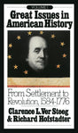 Great Issues in American History, Vol. I: From Settlement to Revolution, 1584-1776 - Retail Maharaj