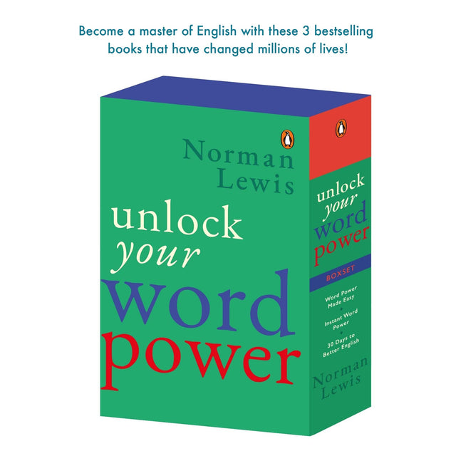 Unlock Your Word Power: Have English at Your Fingertips: A Combo Set of 3 Bestselling Books (Word Power Made Easy + Instant Word Power + 30 Days to Better English) - Retail Maharaj