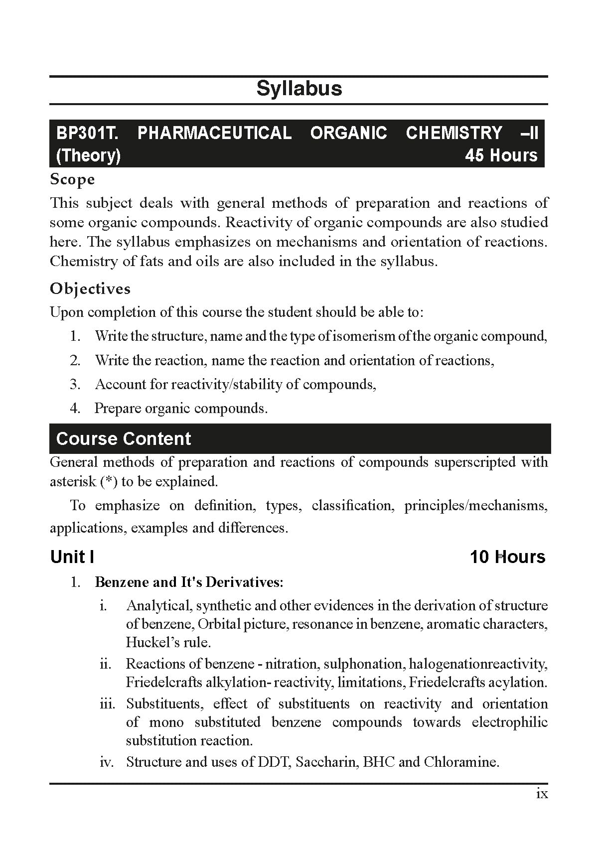 A Textbook of Pharmaceutical Organic Chemistry-II For B.Pharm 3rd Semester Students (First Edition, 2026) - Retail Maharaj