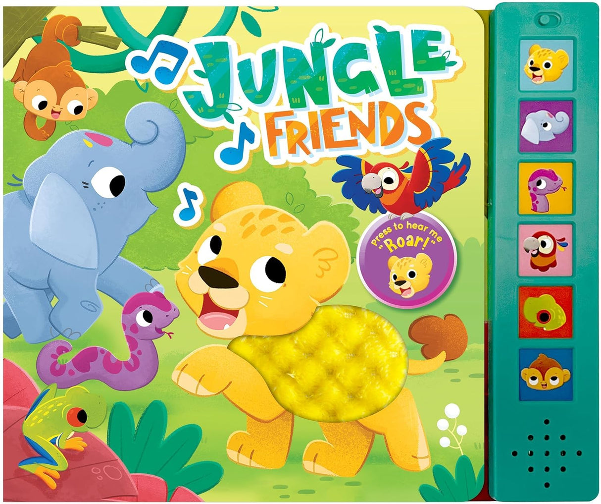 Jungle Friends Touch and Feel Book with Sound - Retail Maharaj