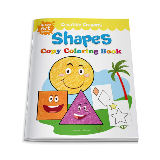 Colouring Book of Shapes: Creative Crayons Series - Crayon Copy Colour Books - Retail Maharaj