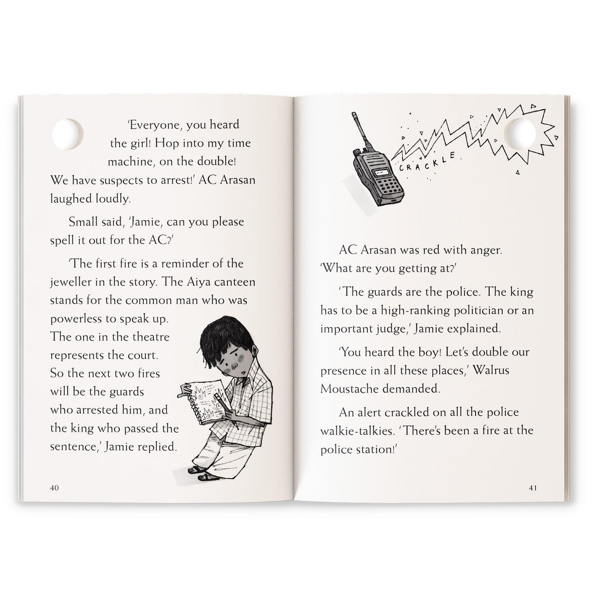 Nisha Small: The Ring of Rubies (hOle books): Two Junior Detectives Solving the Mystery of Suspicious Fires in Madurai | Ages 7+ - Retail Maharaj