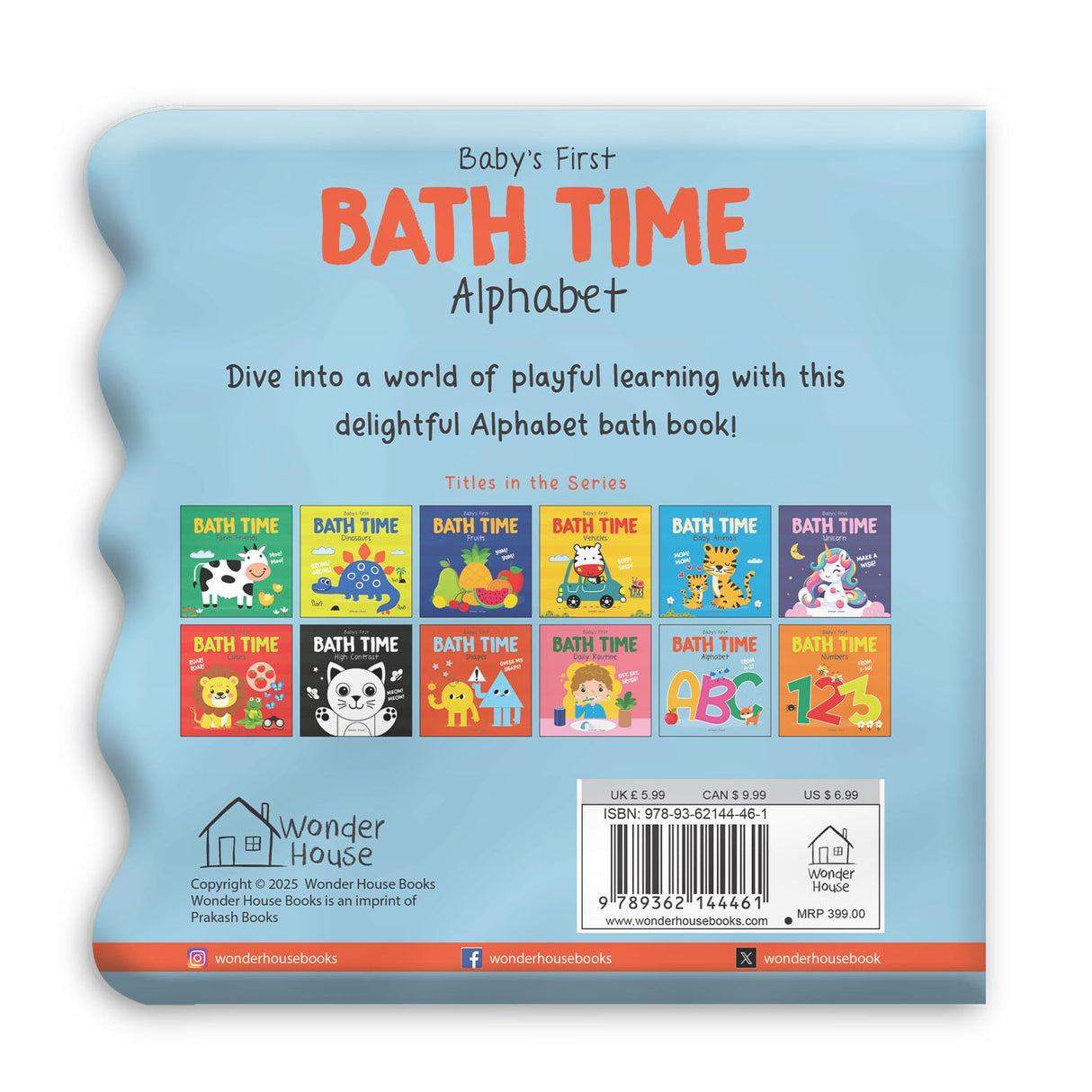 Baby's First Bath Time: ABC Bath Book - Retail Maharaj