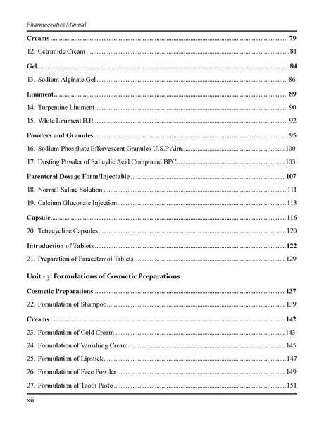 Pharmaceutics Manual For Diploma in Pharmacy Students 1st Year - Retail Maharaj