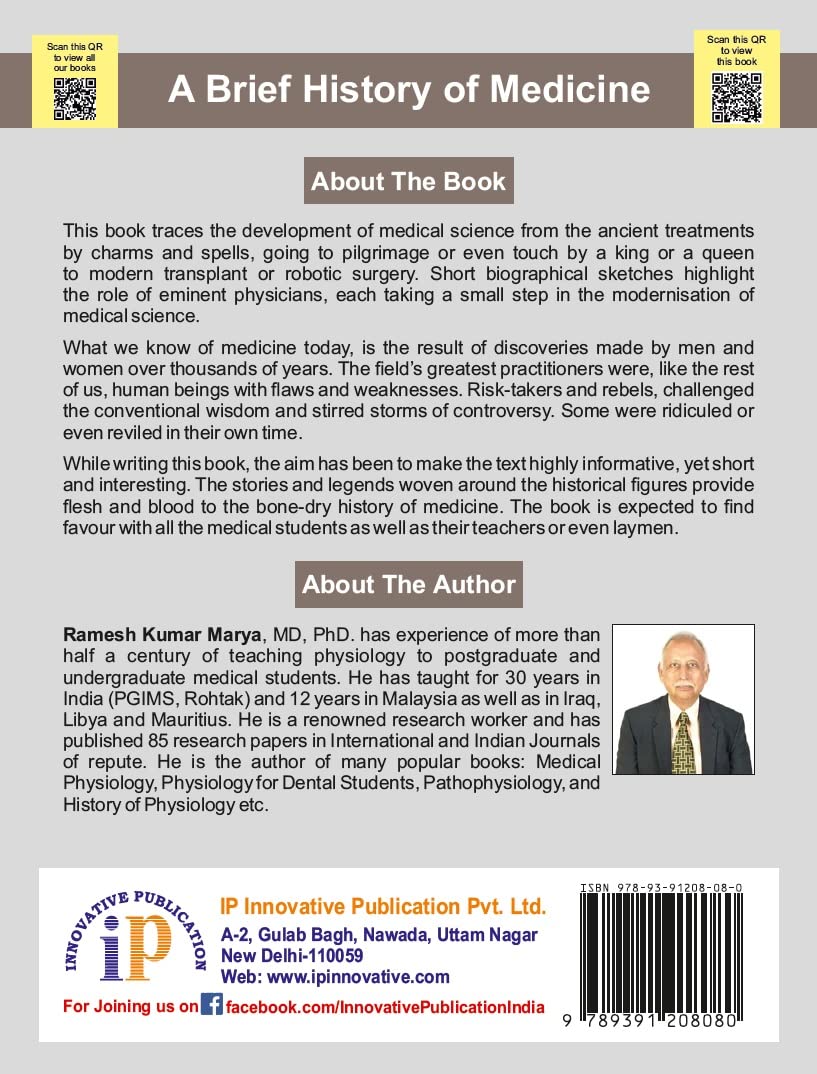 A Brief History of Medicine - Retail Maharaj