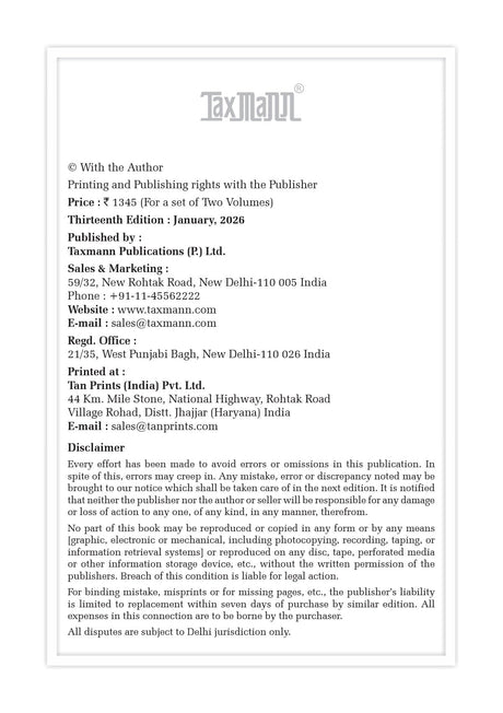 Taxmann's Corporate Accounting (NEP) – Comprehensive Two-volume Textbook that Integrates Company Law | Accounting Standards | Ind AS References | Schedule III–based Financial Statements - Retail Maharaj