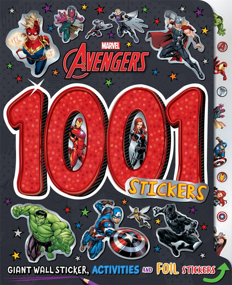 Marvel Avengers 1001 Stickers | 1000 Sticker Book | Sticker & Activity | Avengers books - Retail Maharaj