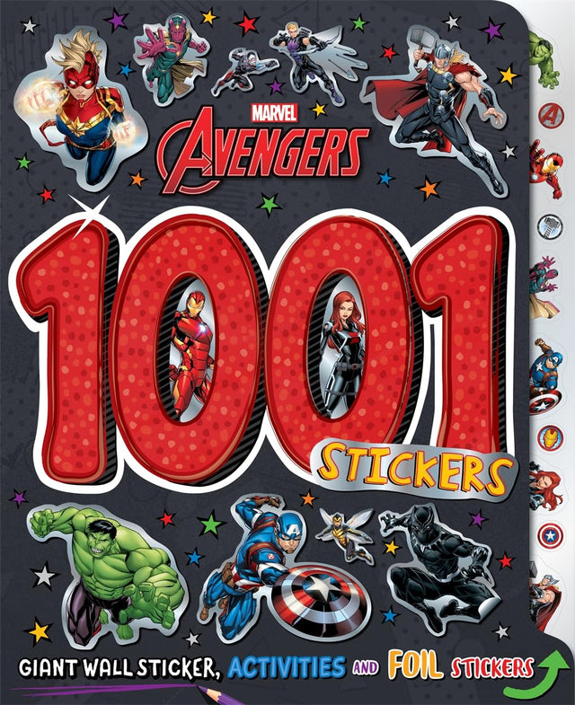 Marvel Avengers 1001 Stickers | 1000 Sticker Book | Sticker & Activity | Avengers books - Retail Maharaj