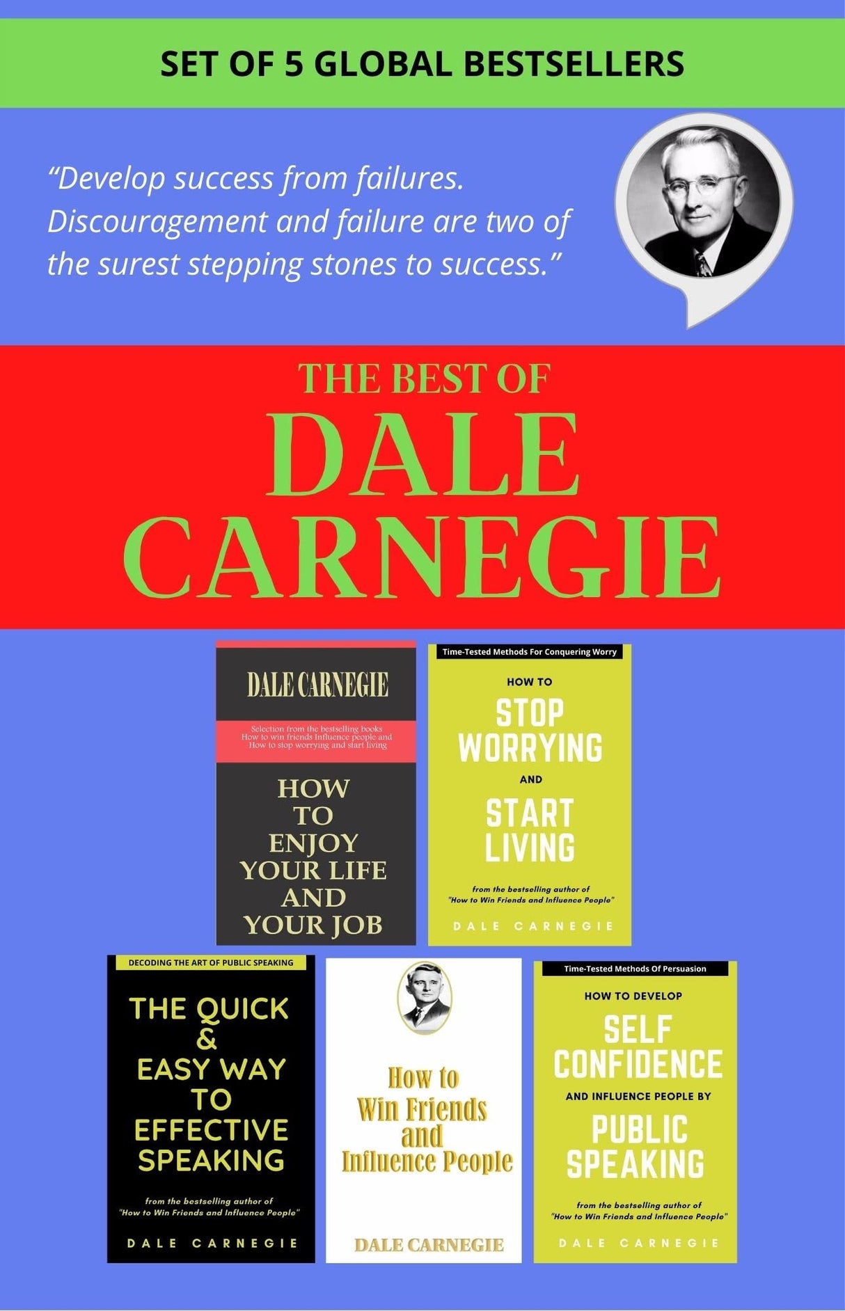 The Best of Dale Carnegie (Set of 5 Books) - Retail Maharaj