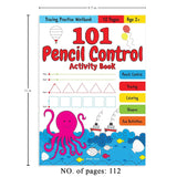101 Pencil Control Activity Book For Kids: Tracing Practise Book | Age 2+ and up | 4 hours of writing activities - Retail Maharaj
