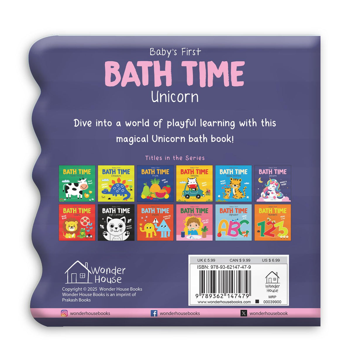 Baby's First Bath Time: Unicorn - Retail Maharaj