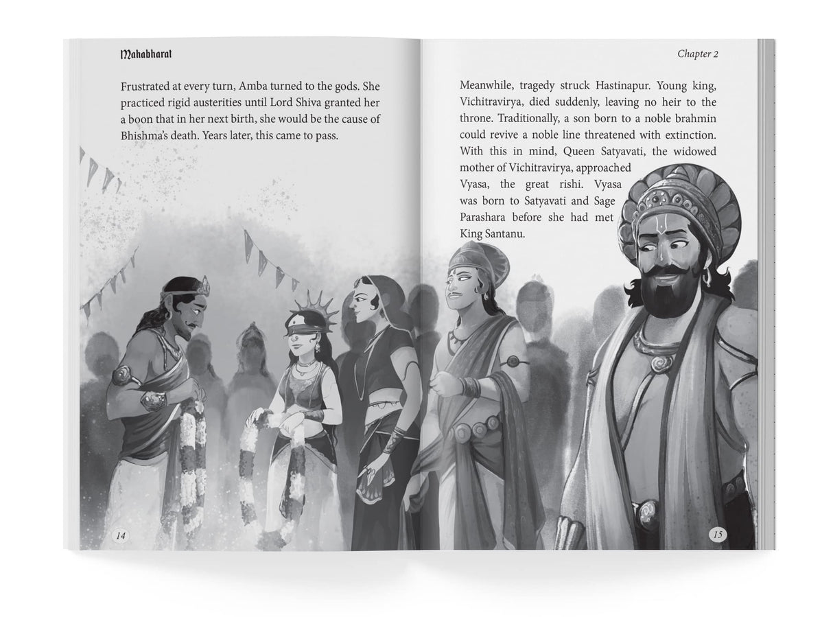 Mahabharata - Illustrated Book For Children (Paperback Edition) - Retail Maharaj