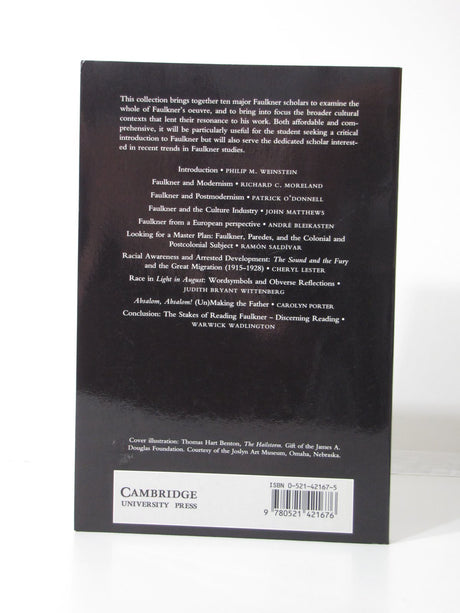 The Cambridge Companion to William Faulkner (Cambridge Companions to Literature) - Retail Maharaj
