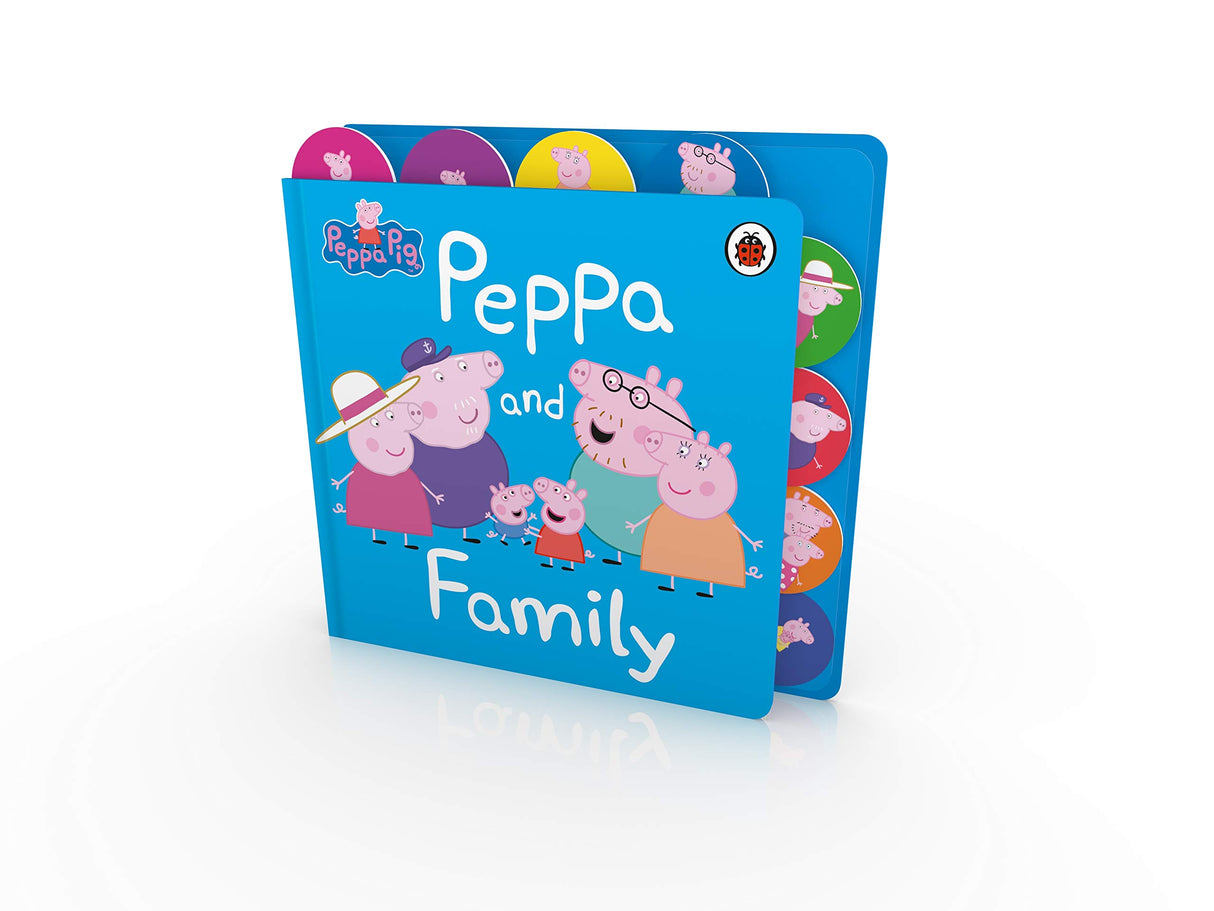 Peppa Pig: Peppa and Family: Tabbed Board Book - Retail Maharaj