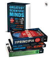 Greatest Scientific Minds (Boxed Set of 3): Charles Darwin, Albert Einstein, Isaac Newton - Origin of Species | Relativity: The General and The ... | The Principia (Popular Classic (Box Set)) - Retail Maharaj