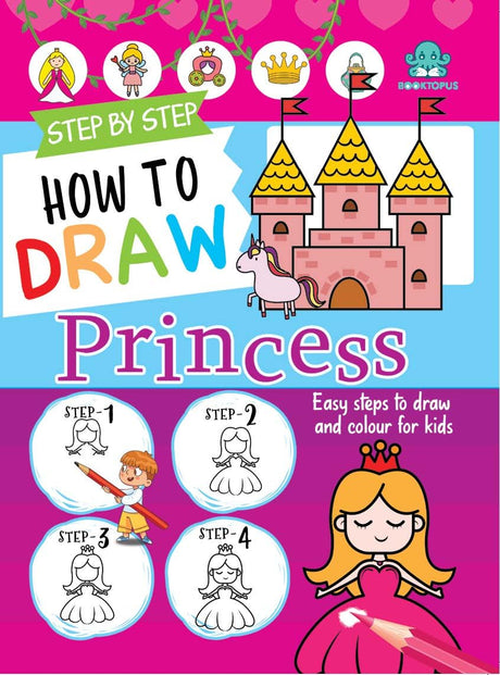 Step by Step Learn to Draw Princesses - Retail Maharaj