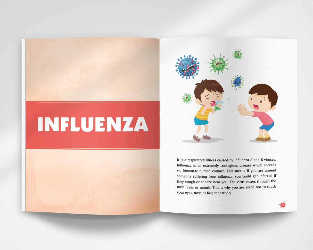 Viral Infections - A Hygiene Guide And Sticker Activity Book For Children - Retail Maharaj