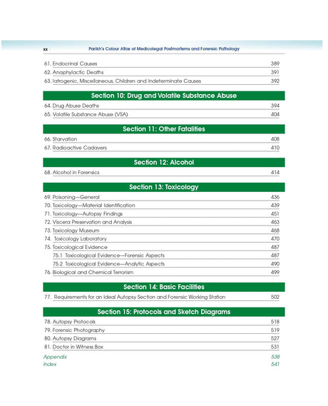 Parikh’s Colour Atlas of Medicolegal Postmortems and Forensic Pathology, 4/e Guidelines for Crime Investigation (HB 2025 ) - Retail Maharaj
