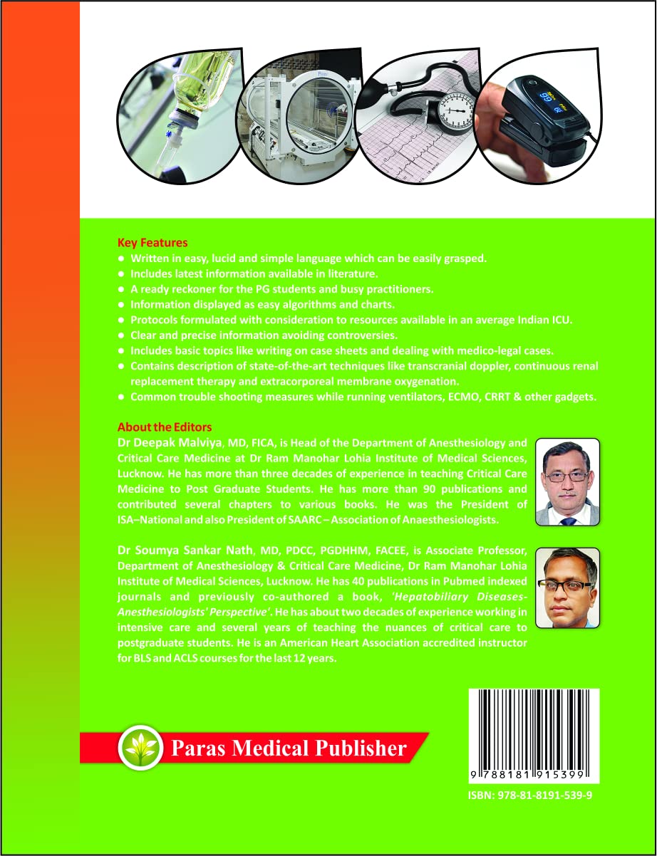 Handbook of Critical Care - Retail Maharaj