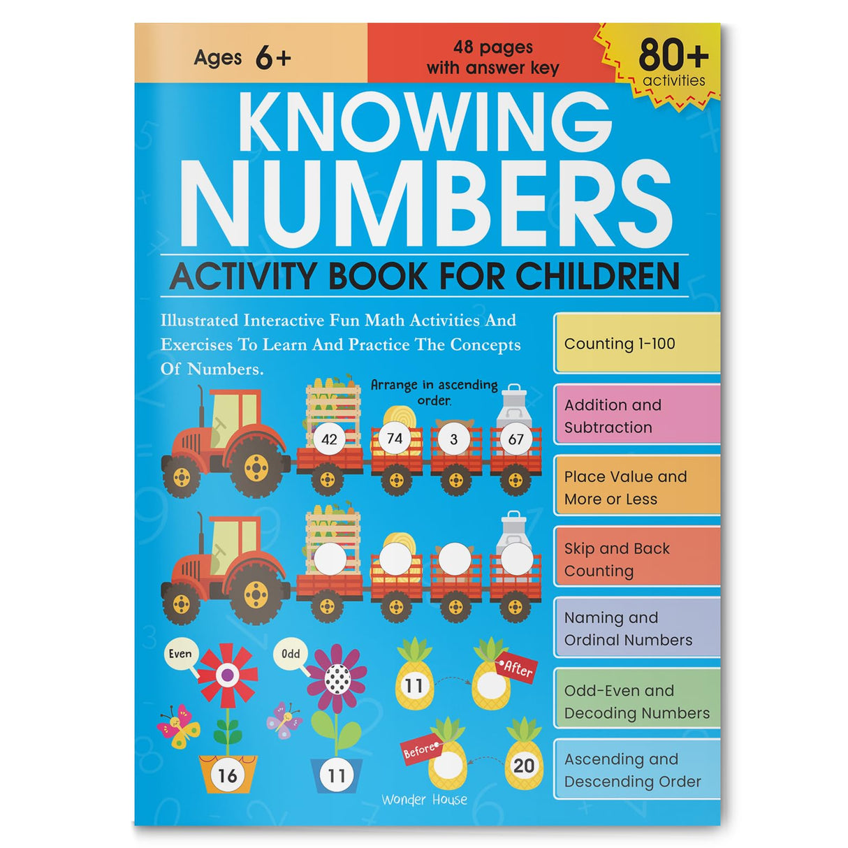 Knowing Numbers: Activity Book for Children | Learn Counting, Number Recognition & Basic Math | Ages 4–7 | Fun Hands-On Practice - Retail Maharaj