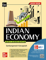 Indian Economy Key Concepts, 9e by Sankarganesh Karuppiah (IRS) for UPSC CSE 2026 | Practice Question for Quick Revision | Tables, Flowcharts, Examples & Diagrams - Retail Maharaj