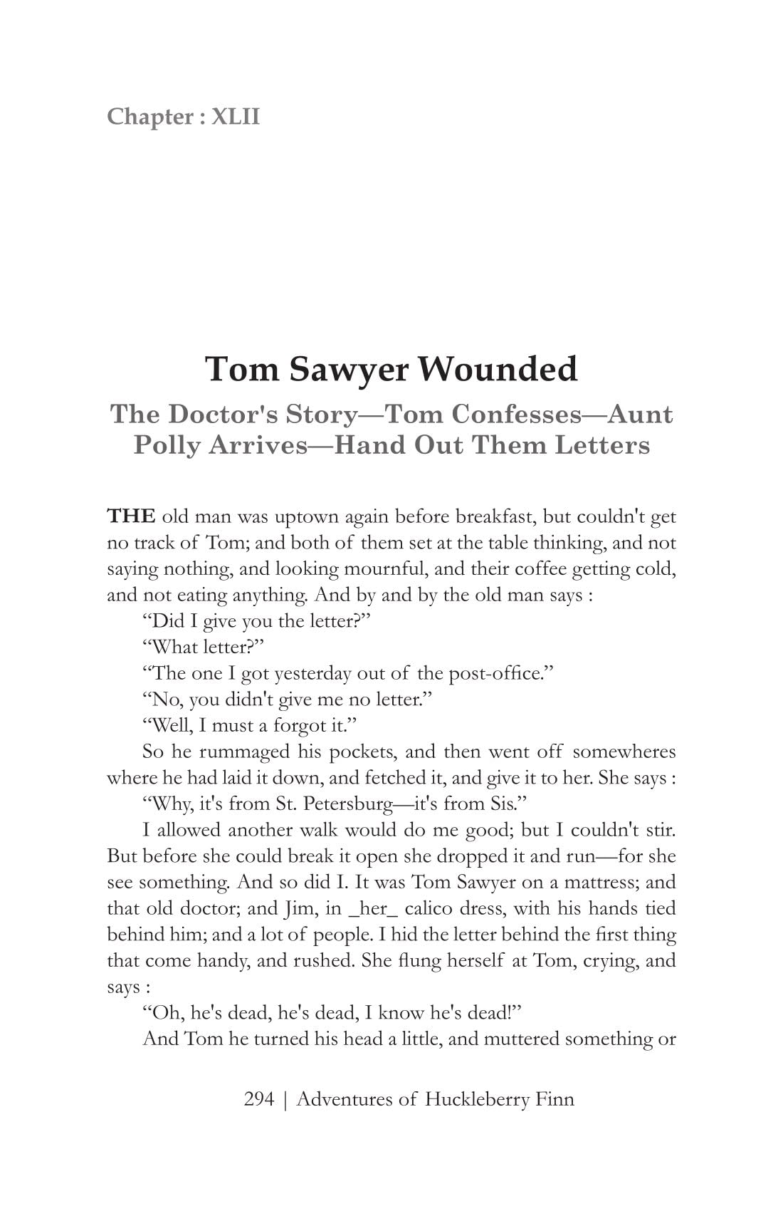 ADVENTURES of HUCKLEBERRY FINN