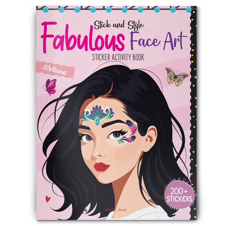 Stick and Style - Fabulous Face Art (Sticker Activity Book) - Retail Maharaj
