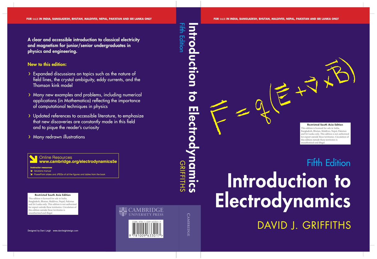 Introduction to Electrodynamics, 5th Edition (South Asia Edition) - Retail Maharaj