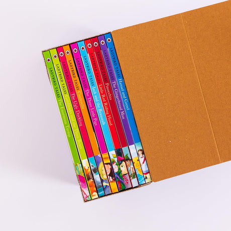 Ladybird Tales: The Classics Collection Tuck Box - A Set of 10 Classic Fairy Tales for Children (Cinderella, Pinocchio, Hansel and Gretel, Little Red Riding Hood & More) - Retail Maharaj