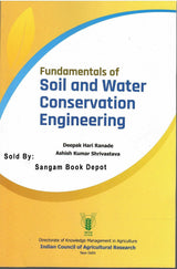 Fundamentals of Soil and Water Conservation Engineering sold by sangam book