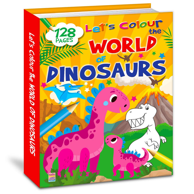 Let’s Colour the World of Dinosaurs: Activity & Colouring Book for Kids Ages 3–9 | Perfect Gift for Drawing, Painting & Creativity | Premium Paper Quality - Retail Maharaj
