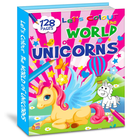 Let’s Colour the World of Unicorns: Activity & Colouring Book for Kids Ages 3–9 | Perfect Gift for Drawing, Painting & Creativity | Premium Paper Quality - Retail Maharaj