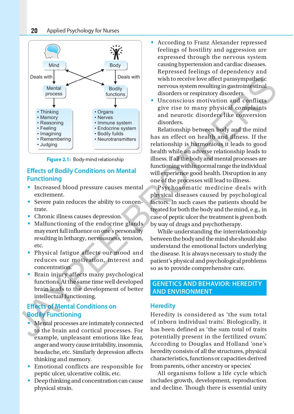 APPLIED PSYCHOLOGY FOR NURSES (SEMESTER I) - Retail Maharaj