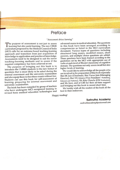 Competency Based Questions And Answers In Physiology For First Mbbs Professional Examination (Pb 2024) - Retail Maharaj