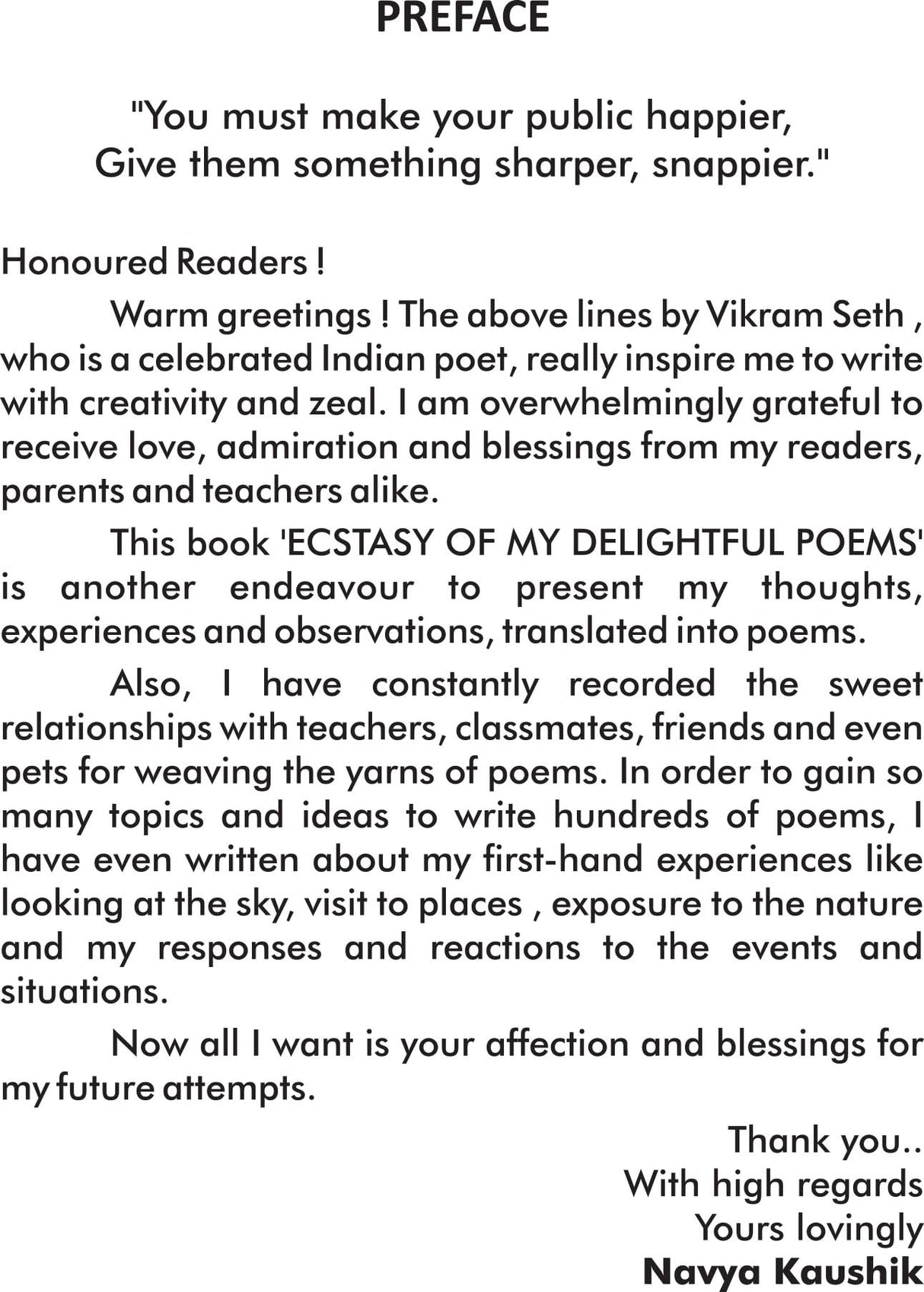 Ecstasy of My Delhightful poems - Retail Maharaj
