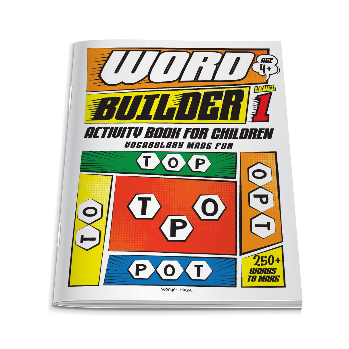 Word Builder Activity Book – Level 1 | Make Meaningful Words Using Given Letters | Ages 5–8 | Fun Vocabulary & Spelling Practice for Kids - Retail Maharaj
