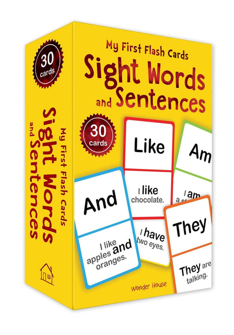 Wonder House My First Flash Cards: Sight Words and Sentences for Cognitive Skills (Flash Cards For Children) - Retail Maharaj