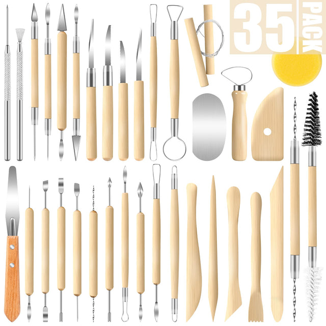 Double Sided Pottery Tools Set of 11 - Retail Maharaj