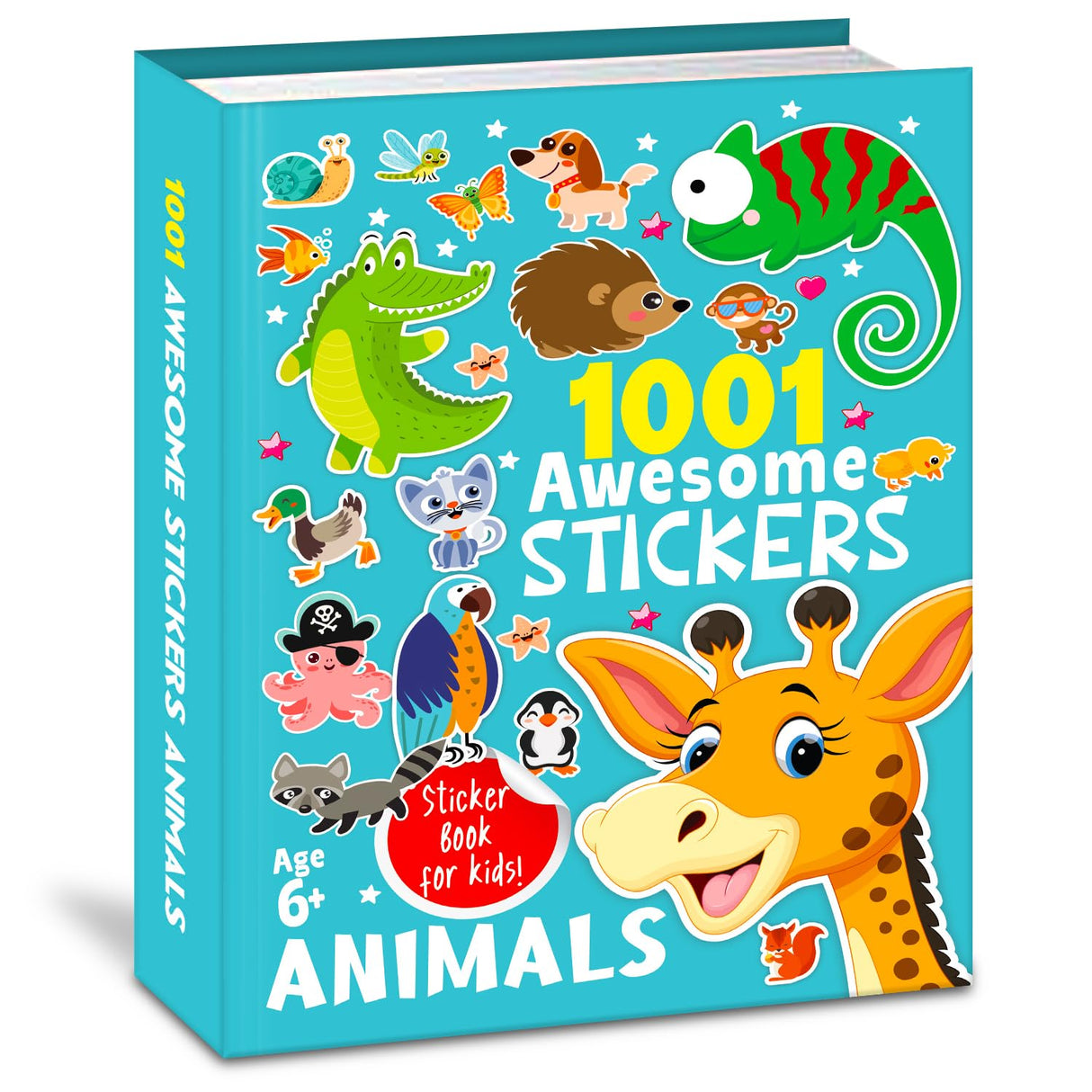 1001 Awsome Stickers - Animals - Retail Maharaj