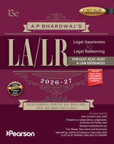 Pearson Legal Awareness & Legal Reasoning (LA/LR) 2026–27 for CLAT, SLAT, AILET |Also Useful for DU, BHU, IPU, HPU, KU & MAH (CET Law) Entrance Exams | CLAT & AILET 2026 and PU papers (2023–2025) - Retail Maharaj